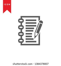 edit icon. isolated sign symbol - Vector
