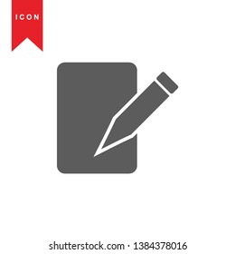 edit icon. isolated sign symbol - Vector
