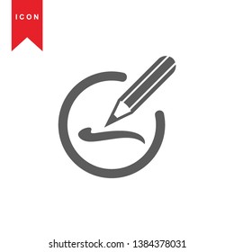 edit icon. isolated sign symbol - Vector
