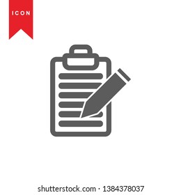edit icon. isolated sign symbol - Vector
