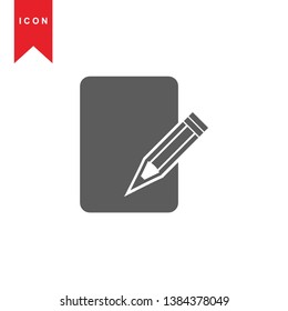 edit icon. isolated sign symbol - Vector
