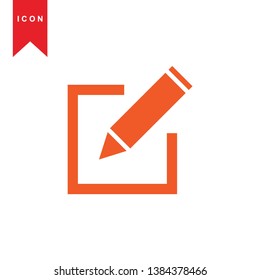edit icon. isolated sign symbol - Vector
