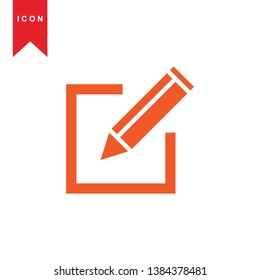 edit icon. isolated sign symbol - Vector
