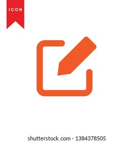 edit icon. isolated sign symbol - Vector

