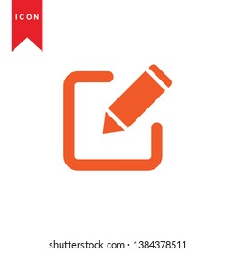 edit icon. isolated sign symbol - Vector
