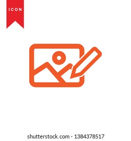 edit icon. isolated sign symbol - Vector
