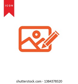 edit icon. isolated sign symbol - Vector
