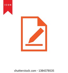 edit icon. isolated sign symbol - Vector
