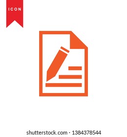 edit icon. isolated sign symbol - Vector
