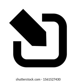 edit icon isolated sign symbol vector illustration - high quality black style vector icons
