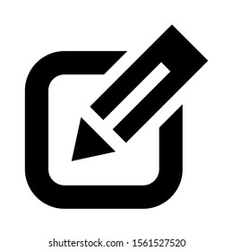edit icon isolated sign symbol vector illustration - high quality black style vector icons
