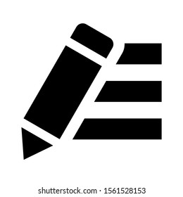 edit icon isolated sign symbol vector illustration - high quality black style vector icons
