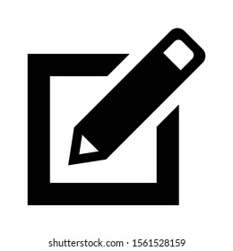 edit icon isolated sign symbol vector illustration - high quality black style vector icons

