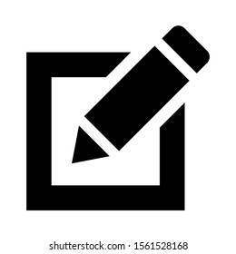 edit icon isolated sign symbol vector illustration - high quality black style vector icons
