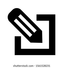 edit icon isolated sign symbol vector illustration - high quality black style vector icons
