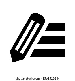 edit icon isolated sign symbol vector illustration - high quality black style vector icons
