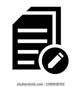 edit icon isolated sign symbol vector illustration - high quality black style vector icons
