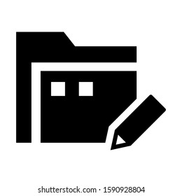 edit icon isolated sign symbol vector illustration - high quality black style vector icons
