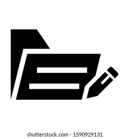 edit icon isolated sign symbol vector illustration - high quality black style vector icons
