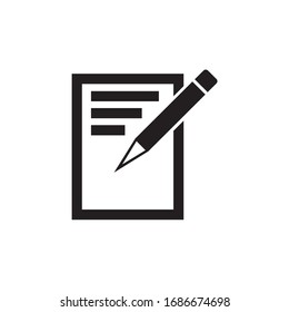icono de edición. símbolo de signo aislado - Vector