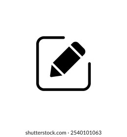 Edit icon logo design. edit document sign and symbol. edit text icon. pencil. sign up