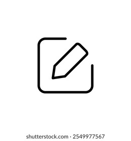 Edit icon logo design. edit document sign and symbol. edit text icon. pencil. sign up