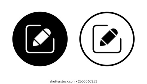 Edit icon logo design. edit document sign and symbol. edit text icon. pencil. sign up