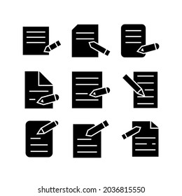 edit icon or logo isolated sign symbol vector illustration - Collection of high quality black style vector icons
