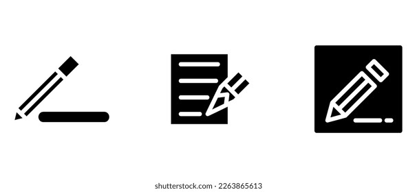 edit icon or logo isolated sign symbol vector illustration - high quality black style vector icons