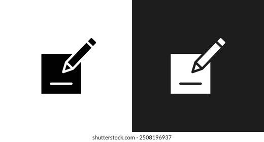 Edit icon logo set vector