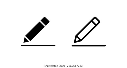 Edit Icon with Pen Illustrates Easy Content Modification. Edit Icon.