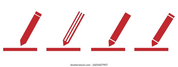 edit icon. edit icon with pencil , illustration suitable for Web Page, Mobile App, UI, UX and GUI design.