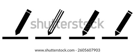 edit icon. edit icon with pencil , illustration suitable for Web Page, Mobile App, UI, UX and GUI design.