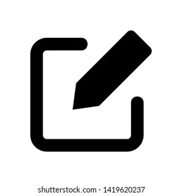 edit icon. pencil icon isolated sign symbol vector illustration - vector