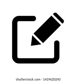 edit icon. pencil icon isolated sign symbol vector illustration - vector
