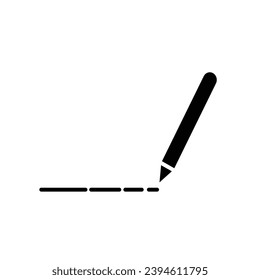 editieren Sie das Symbol. Bleistift-Symbol einzeln auf Symbol, Vektorgrafik
