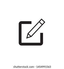 Edit icon, Pencil icon, sign up Icon vector. symbol for web site Computer and mobile vector.