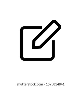 Edit icon, Pencil icon, sign up Icon vector. symbol for web site Computer and mobile vector.