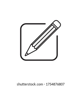 Edit icon, pencil icon vector
