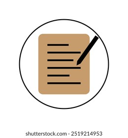 Symbol mit Bleistift für Web, App, bearbeiten