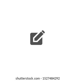 Edit icon with pen/pencil - vector illustration