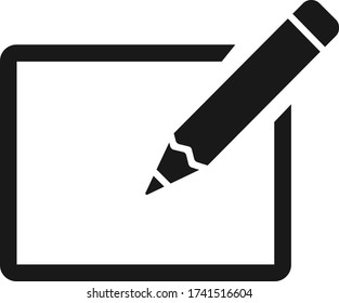 edit icon. registration icon. register icon vector  
