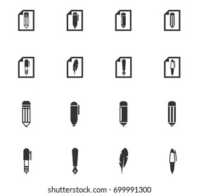 edit icon set