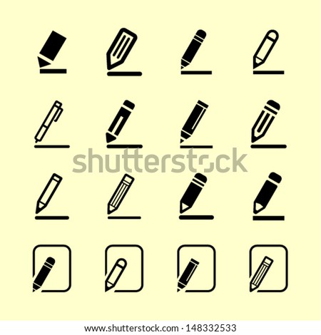 Edit icon set