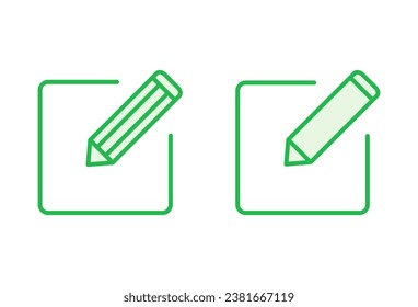 Edit icon set. edit document icon. edit text icon. pencil. sign up