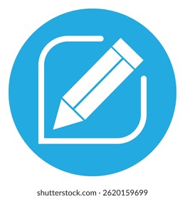 Editar conjunto de ícones. ícone de lápis, ícone de inscrição ilustração de vetor