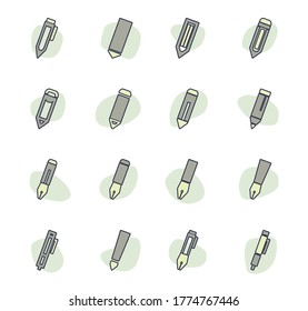 Edit icon set for web sites and user interface