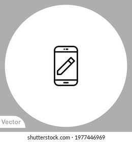 Edit icon sign vector,Symbol, logo illustration for web and mobile