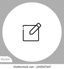 Edit icon sign vector,Symbol, logo illustration for web and mobile