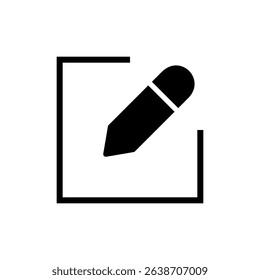Edit icon symbol for apps and websites. edit document sign and symbol. edit text icon. pencil. sign up